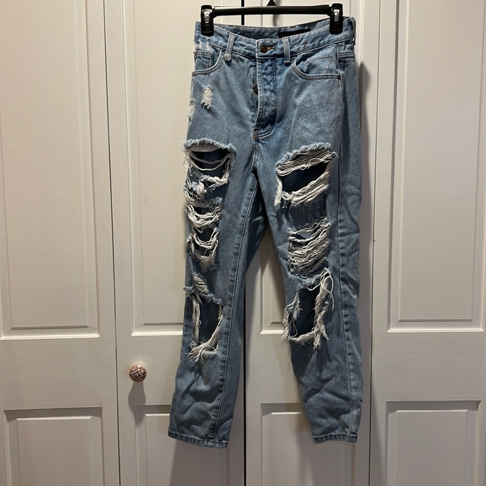 Blue Ripped jeans